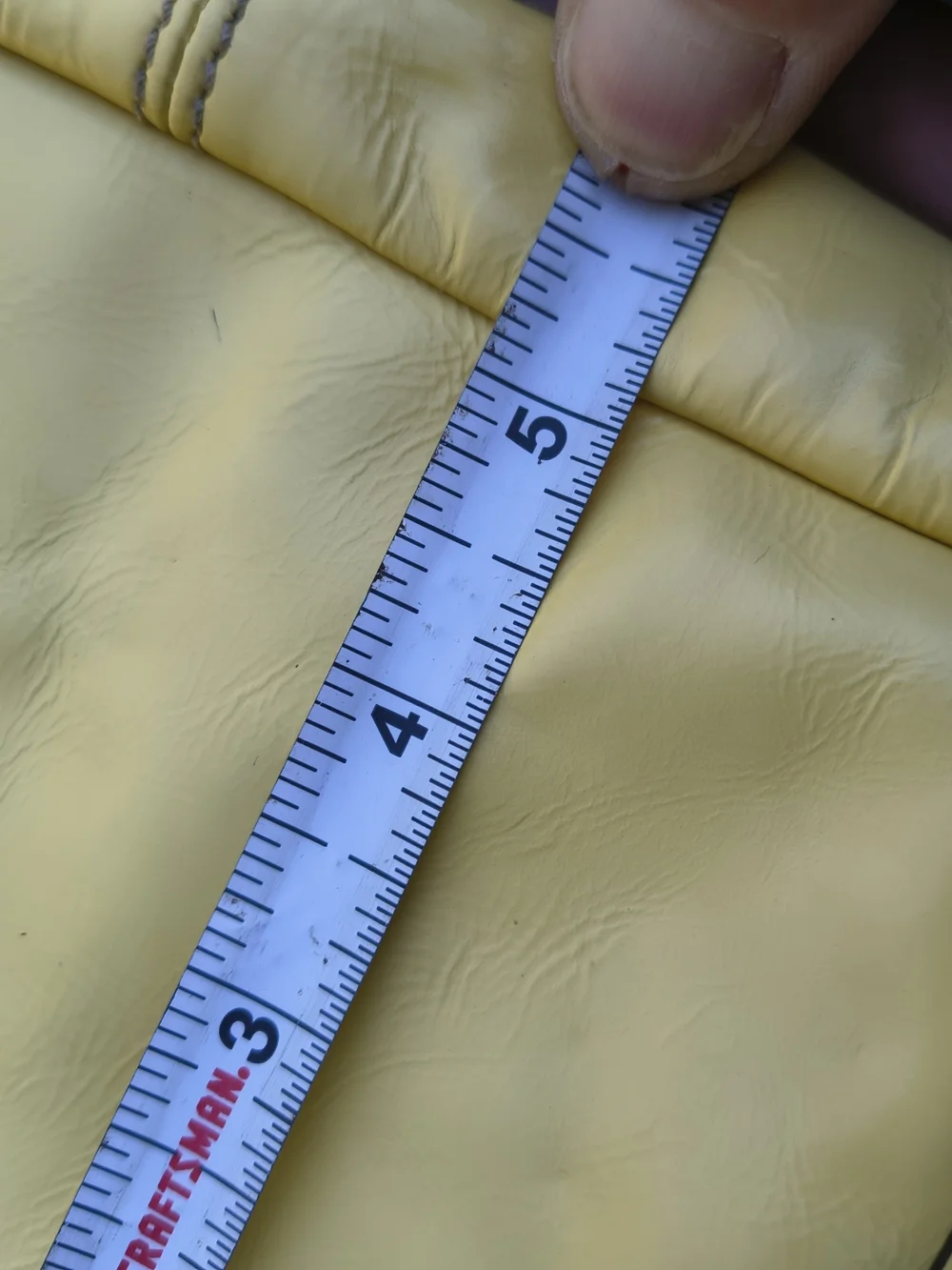 Coach Lemon Yellow Leather Tote with Front Logo Panel - Picture 7 of 9